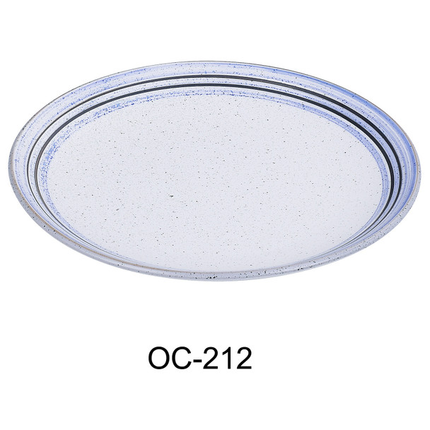 Yanco OC-212 Ocean Plate, 12", Oval, Coupe (12/Case)