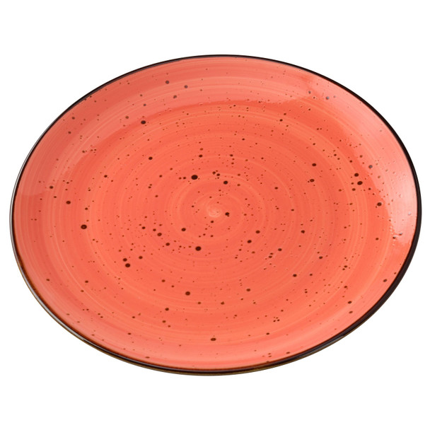 Yanco LY-1110CR Lyon Plate, 10-1/4" dia. Coral (12/Case)