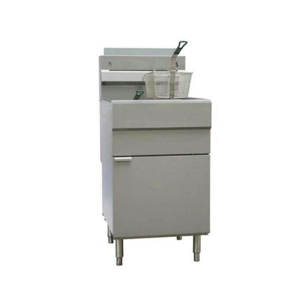 Sapphire SE-FR50-NG Gas Fryer, freestanding, 15-1/2"W, 50 lb. capacity