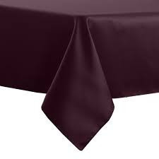 FORTUNE TC-46X72-BURGUNDY Table Cloth, 46" x 72", Burgundy