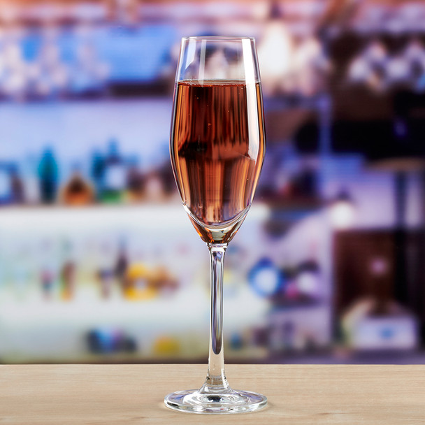 Anchor Hocking 14164 Flute Glass, 7 oz., Sondria, (24/Case)