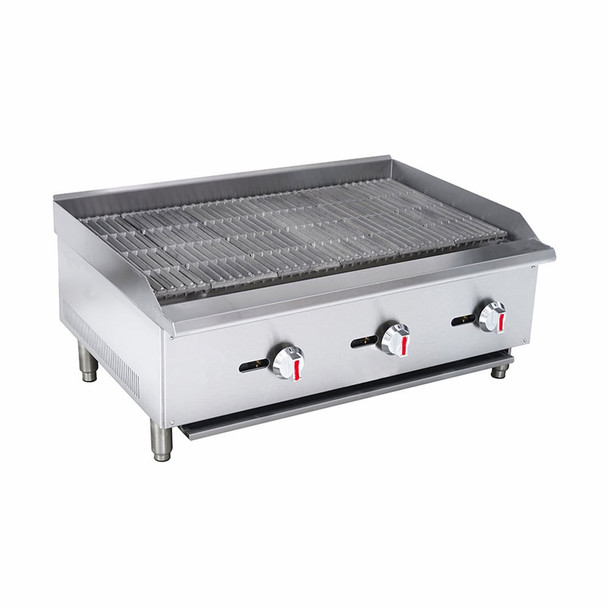 Sapphire SE-CCB24 Charbroiler, gas, countertop, 24"W, (2) U shaped burners Sapphire SE-CCB24 Charbroiler, gas, countertop, 24"W, (2) U shaped burners