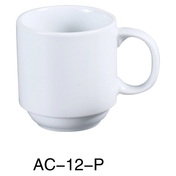 Yanco AC-12-P ABCO Prime Mug ,12 oz., 3-1/2" dia. (36/Case)