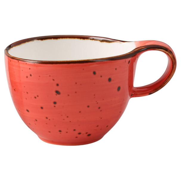 Yanco LY-001CR Lyon Coffee/Tea Cup, 7 oz., 4" Coral (36/Case)