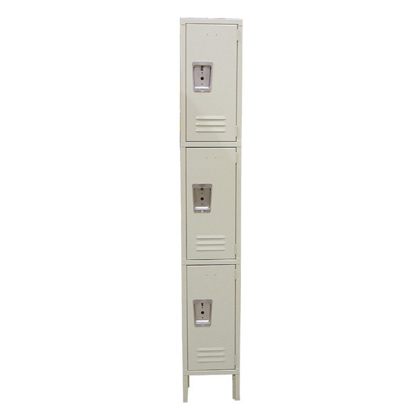 OMCAN LKT318 Locker, 3 tier, 18" x 12" x 23-1/2" per compartment