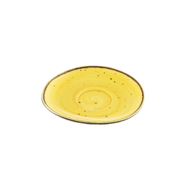 CAC TUS-2-SFL Tucson Saucer, 6-1/4"x5-7/8", Sunflower (36/Case)