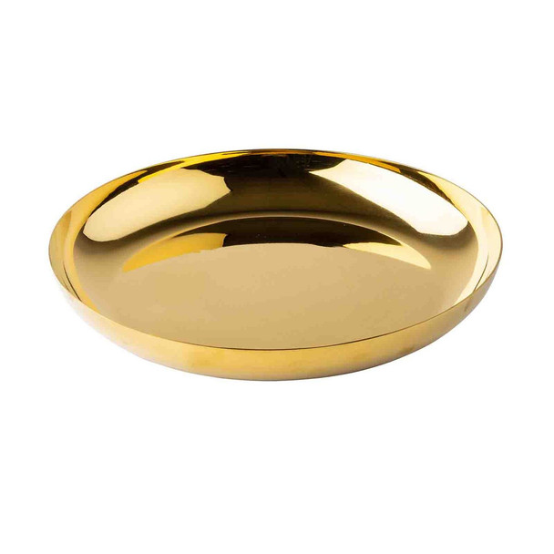 Tablecraft 12514 Seafood Bowl, Medium, 2.5 qt. Gold Stainless Steel