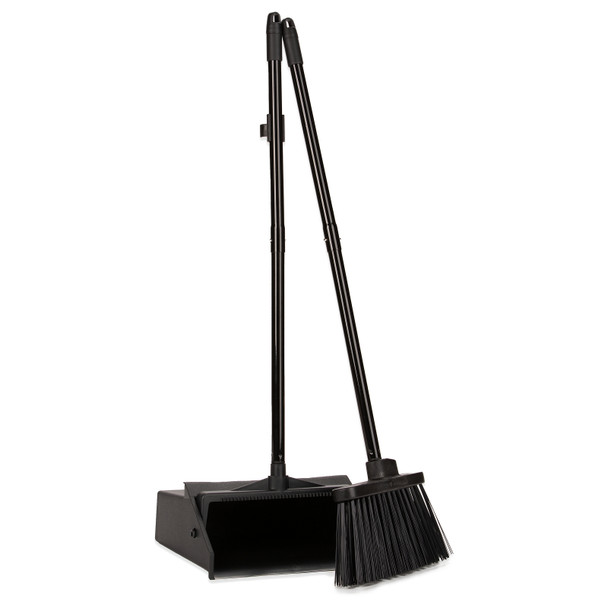 Carlisle 36141503 Lobby Pan & Duo-Sweep Broom Combo, Black Carlisle 36141503 Lobby Pan & Duo-Sweep Broom Combo, Black