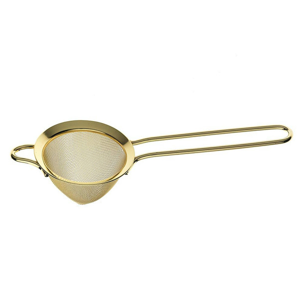 Barfly M37025GD Mesh Strainer, 3-1/2" dia. Gold