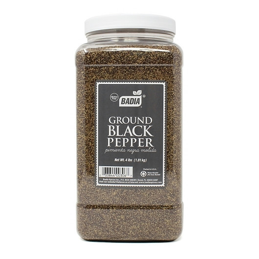 Badia Ground Black Pepper, 4 Pounds