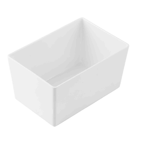 Tablecraft 12115 Simple Solutions Bowl, 4.25 qt., White, Melamine