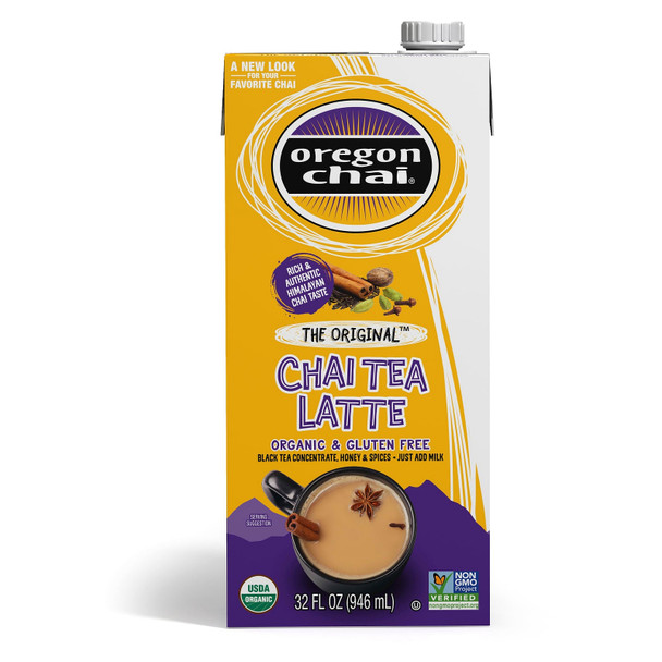Oregon Chai The Original Chai Tea Latte, 32 Ounce Oregon Chai The Original Chai Tea Latte, 32 Ounce