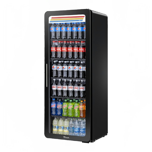 True Mfg CVM-13-HC~EGC01 Refrigerated Merchandiser, one-section, True Edge Glas