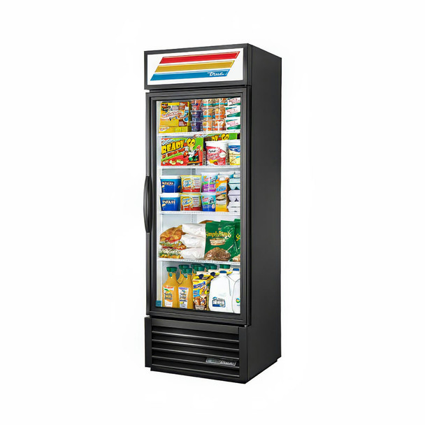 True Mfg GDM-19T-HC~TSL01 Refrigerated Merchandiser, one-section, glass hing