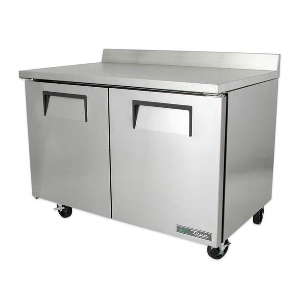 True Mfg TWT-48-HC Work Top Refrigerator, two-section