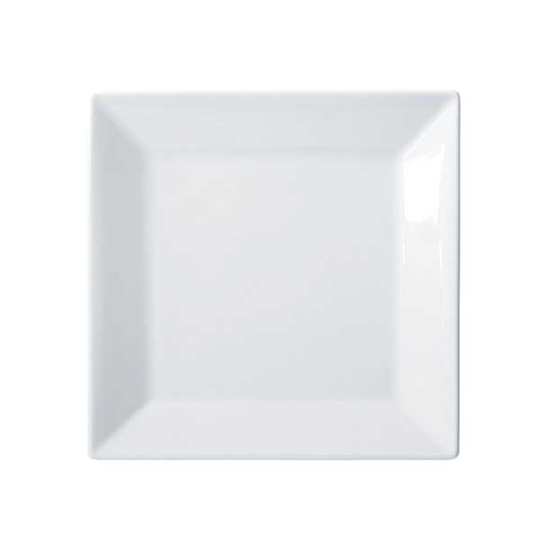 Winco RPS-925 Royalsquare Porcelain Plate, 9-1/4"L x 9-1/4"W, (24/Case) Winco RPS-925 Royalsquare Porcelain Plate, 9-1/4"L x 9-1/4"W, (24/Case)