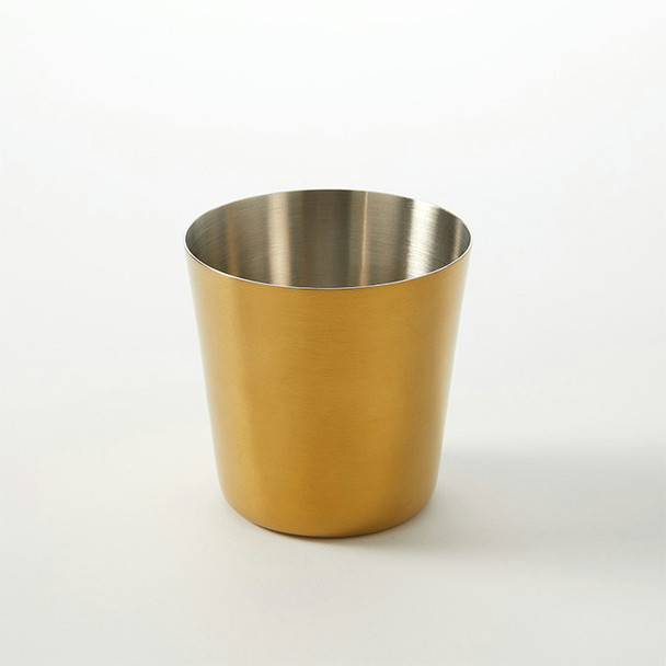 American Metalcraft FFCG337 Fry Cup, 14 oz, Stainless Steel, Gold Satin