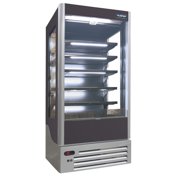 OJEDA ALPA-77H SLIM Open Air Merchandiser, 80.1" H, 36.3" W, 9 cu. ft.