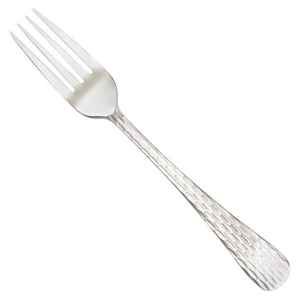 Winco 0023-06 Caspian Salad Fork, Hammered Finish (12/Box)