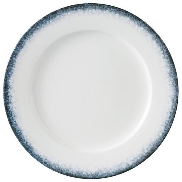 Yanco MR-107 Mars Bread Plate, 7 1/4", white/blue (36/Case)