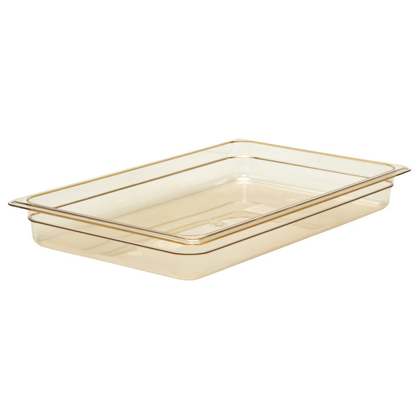 Cambro 12HP150 Food Pan, Full Size, 2-1/2" Deep, Amber