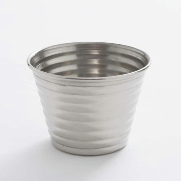 American Metalcraft RSC3 Sauce Dish, 1-1/2 oz, 2-1/4" x 1-5/8", Ribbed, Stainless Steel American Metalcraft RSC3 Sauce Dish, 1-1/2 oz, 2-1/4" x 1-5/8", Ribbed, Stainless Steel