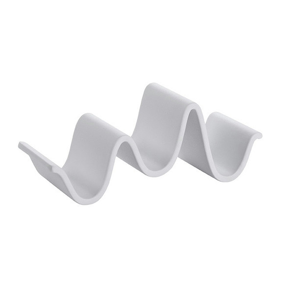 American Metalcraft WTHW3 Taco Holder, Melamine, White, 3 Compartments