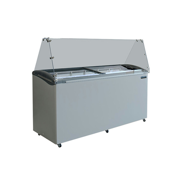 OJEDA 12 FLAVOR DIP Ice Cream Dipping Cabinet, Holds 12 Tubs