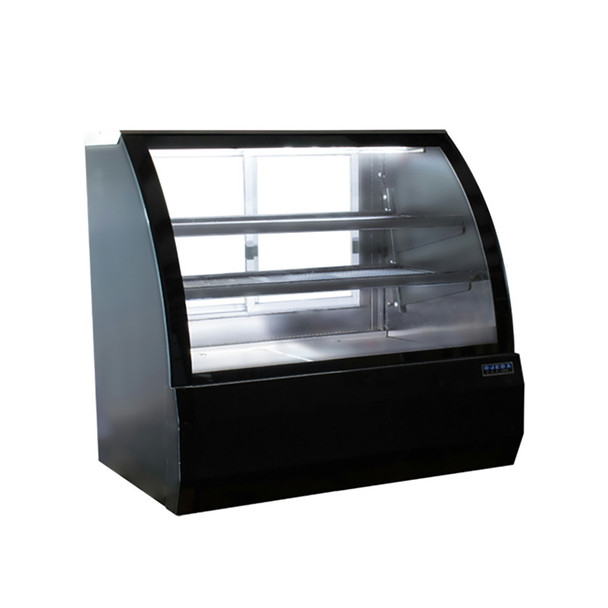OJEDA RDCH 4 Refrigerated Deli Case, 49.3" Curved Glass Front