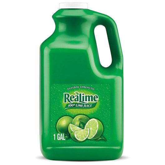 Realemon Lime Juice, 128 Fluid Ounce