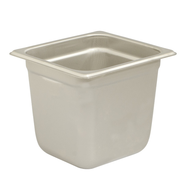 Browne 98166 Steam Table Pan, 1/6 size, 6" deep, 25 ga