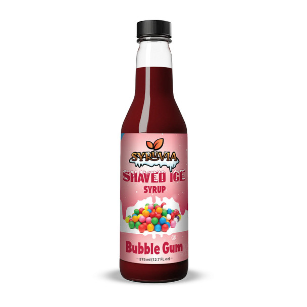 Syruvia SY-5708 Shaved Ice Bubble Gum Syrup 12.7 fl oz. Syruvia SY-5708 Shaved Ice Bubble Gum Syrup 12.7 fl oz.