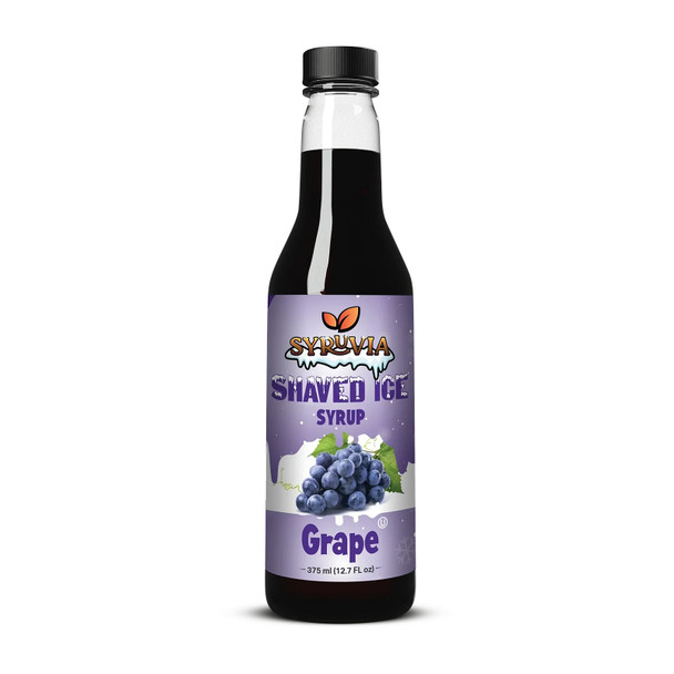 Syruvia SY-5705 Shaved Ice Grape Syrup 12.7 fl oz. Syruvia SY-5705 Shaved Ice Grape Syrup 12.7 fl oz.