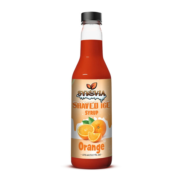 Syruvia SY-5716 Shaved Ice Orange Syrup 12.7 fl oz. Syruvia SY-5716 Shaved Ice Orange Syrup 12.7 fl oz.