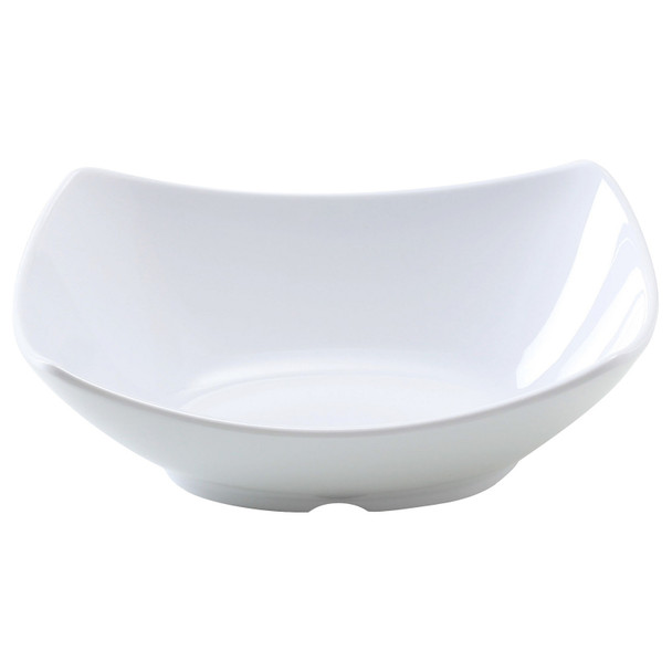 Yanco OK-807 Osaka Bowl, 12oz, Rectangular, Melamine, White, (48/Case)