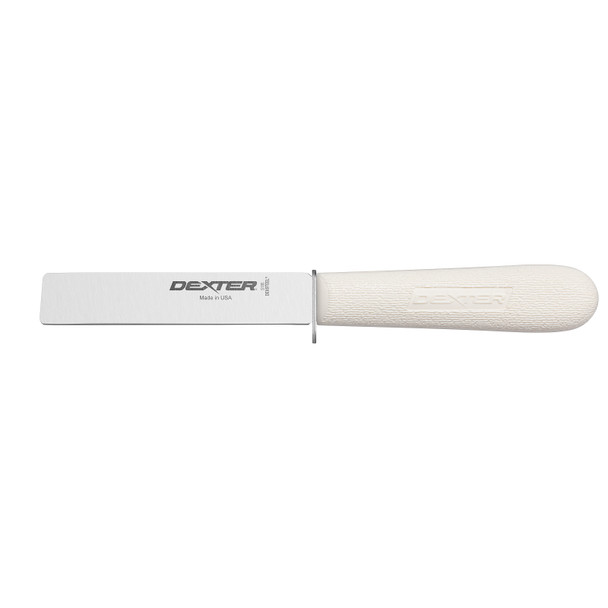 Dexter 9453 Vegetable/Produce Knife, 5", Metal Finger Guard, White Handle