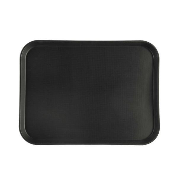 CAC FGTD-1520BK Tray, 20" x 15", Rectangle, Non-slip, Black