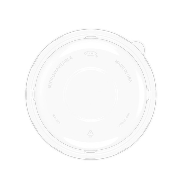 Dart PP2432BDL Clear Dome Lids for 24 & 32oz Fiber Bowl (300/Case)