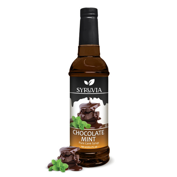 Syruvia Chocolate Mint Syrup 750 mL