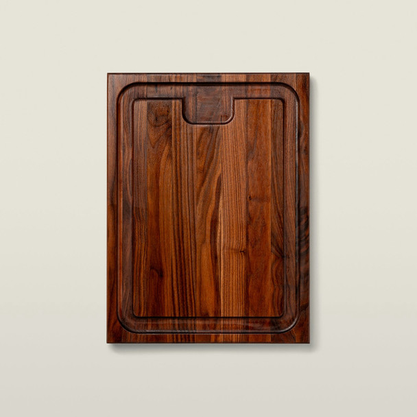 John Boos WAL-AUJUS2015 Cutting Board, 20"x15"x1-1/2" thick, Black Walnut