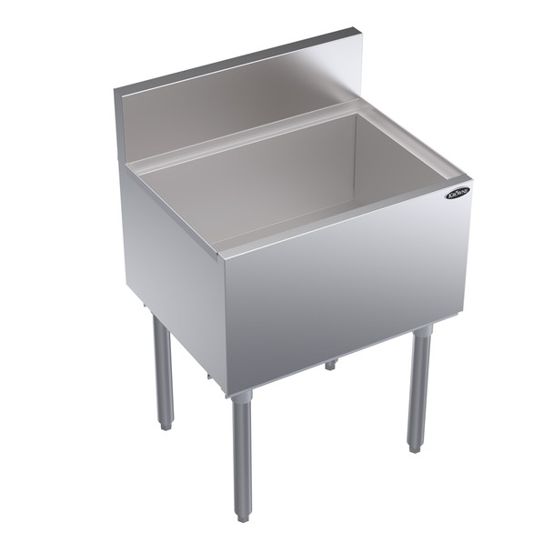 Krowne KR19-24 Underbar Ice Bin/Cocktail Unit, 24"W x 19"D O.A., 74-lbs capacity