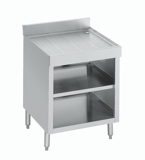 Krowne 18-GSB3 Underbar Glass Rack Storage Unit, drainboard top, 24"W