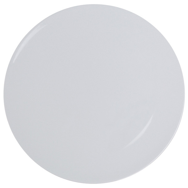 Yanco VE-112 Venice Pizza Plate, 11-7/8", Melamine, White (12/Case)