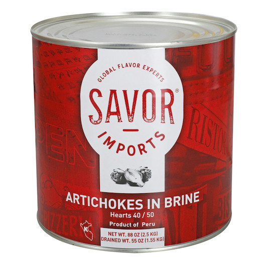 Savor Imports Artichoke Hearts 40/50 Count, 3 KG