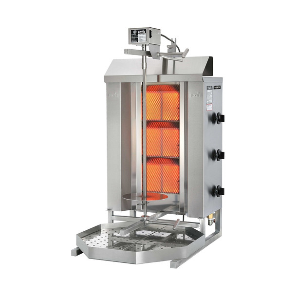 Omcan NA-GD3/MU Kebab Machine/Vertical Broiler, Natural Gas