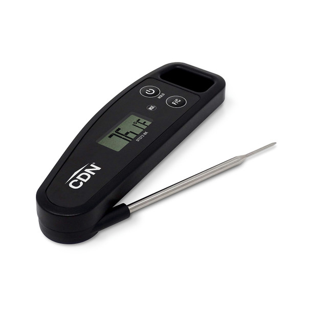 CDN DT572-BK Digital Folding Thermometer, Black