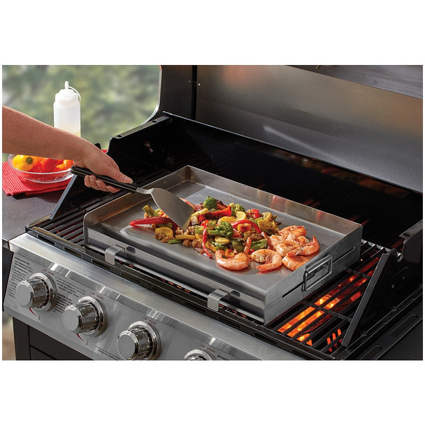 CHEFMASTER 08630Y Griddle Topper, 18" x 13" x 3"