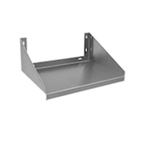 Olympic JMS1824SS Microwave Wall Shelf, 24"x18", 18/304 S/S, 300 lb capacity