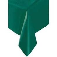 FORTUNE TC-48X72-H Table Cloth, 48" x 72", Rectangle, Hunter Green