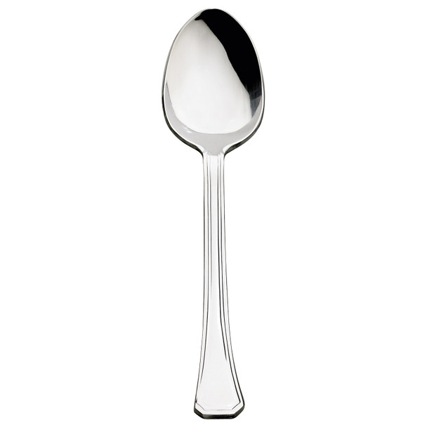 Browne 502002 Oxford Dessert Spoon, 7-1/10", 18/0 Stainless Steel (12/Box)